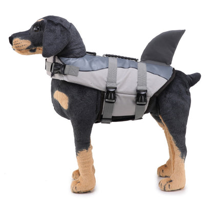 Whale mermaid chest back swimsuit life jacket Pet supplies Reflective buoyancy dog swimsuit