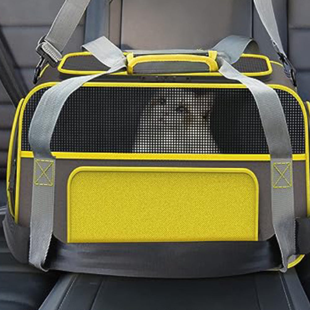 Pet carrier Puppy dog Cat handbag breathable large Large capacity folding comfortable bag