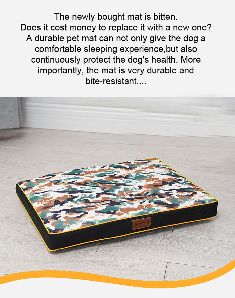 Orthopedic Indestructible Chew Proof Dog Beds Mats Bite-Resistant and Waterproof