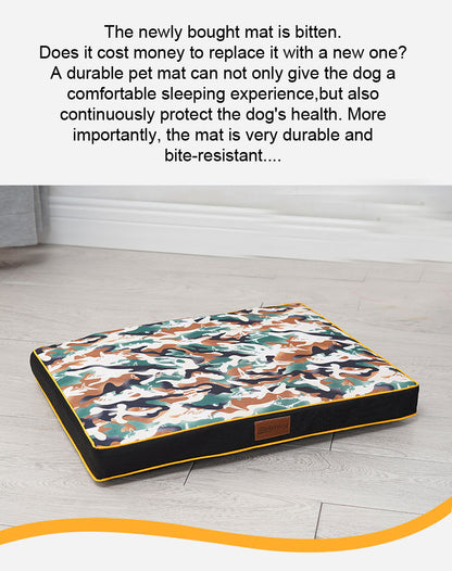 Orthopedic Indestructible Chew Proof Dog Beds Mats Bite-Resistant and Waterproof