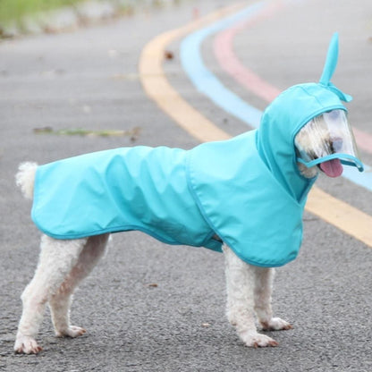 Cute puppy Raincoat with hat poncho Teddy Corgi Shiba Inu Pet dog