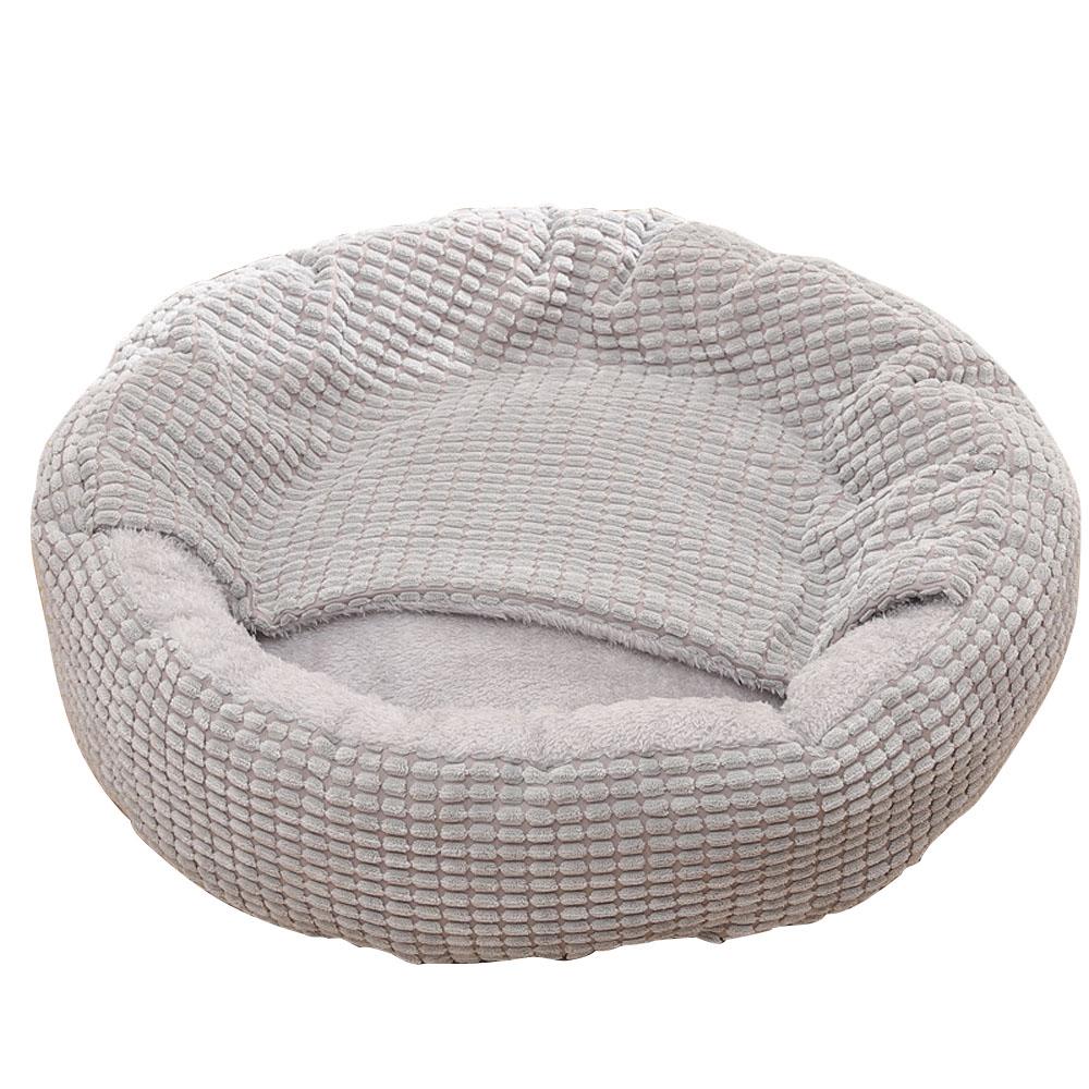 Donuts Cozy Cave Nest Calming Pet Cat Dog Bed Deep Sleep S To XL-Large