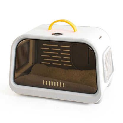 Stylish Portable High-Capacity Cat Carrier Space Capsule Design for Easy Travel