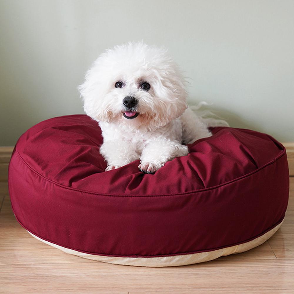 Donut Pet Dog Cat Bed Waterproof Elastic Washable