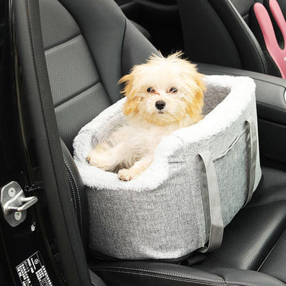 Dog Cat Car Seat with Travel Outing Carrier Bag