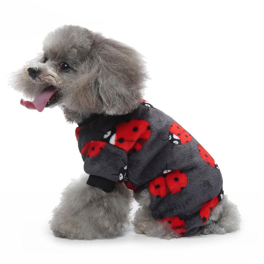 Dog Sweater Plaid Style Pet Cat Winter Warm Clothes Jumpsuits