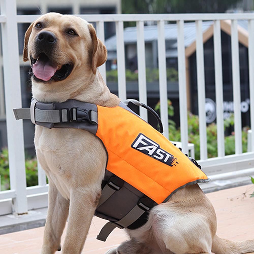 Dog Life Jacket Vest Waterproof and Breathable for Medium to Large Dogs Swimming