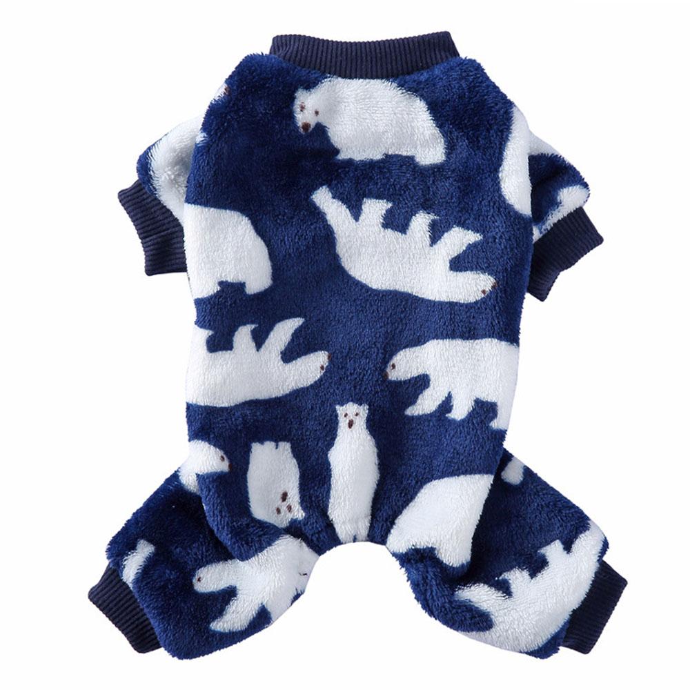 Dog Sweater Plaid Style Pet Cat Winter Warm Clothes Jumpsuits