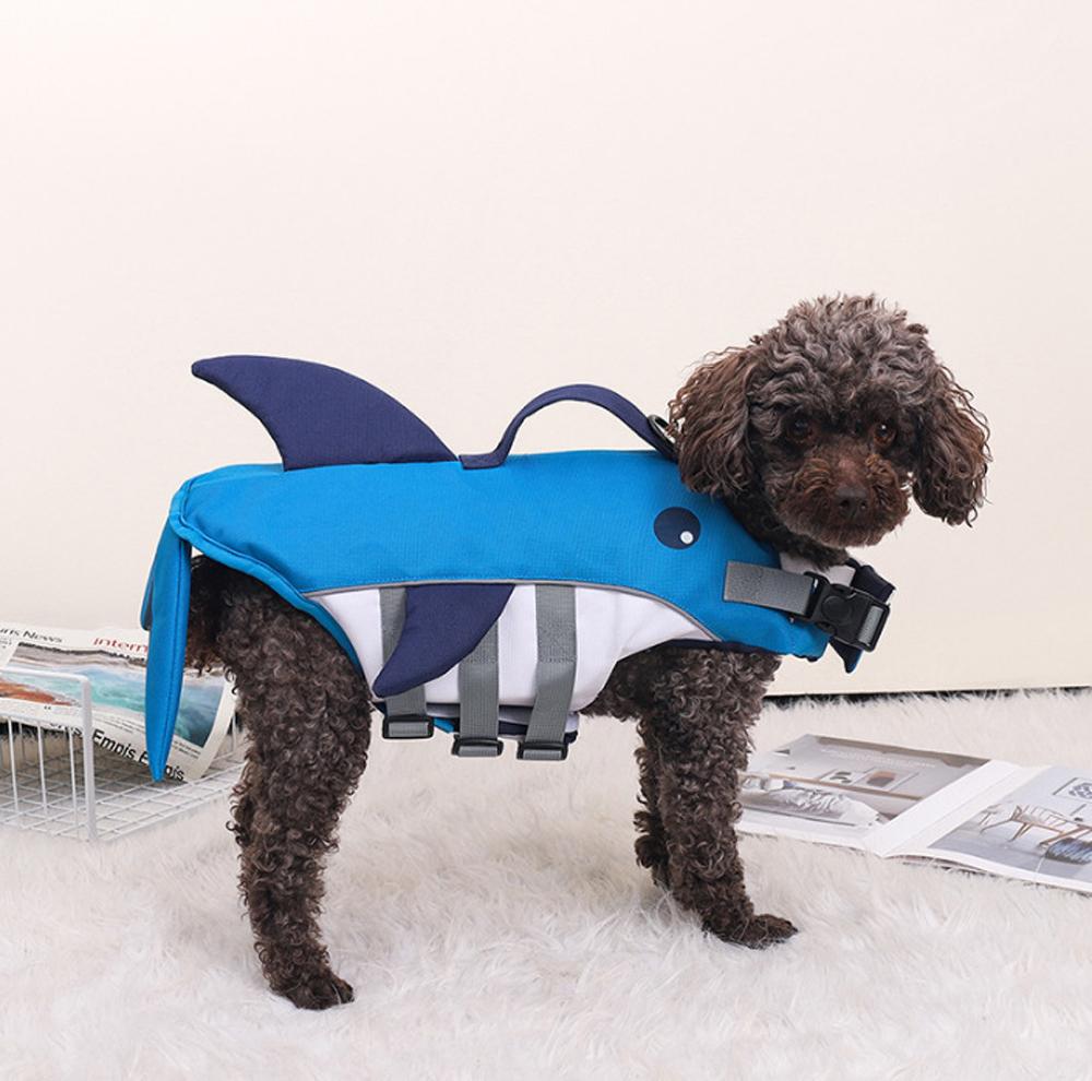 Dog Life Jacket Vest Mermaid Reflective Whale Design Guarding Joyful Swimming Moments
