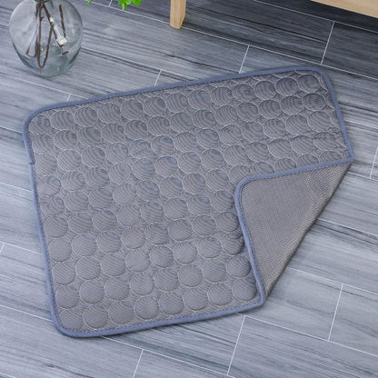 Pet ice silk summer cooling sofa pad breathable anti-bite For dog kennel