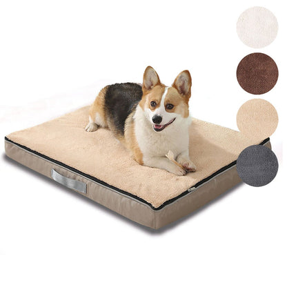 Memory foam And Chew Proof Dog Bed Mat For Teddy Golden Retriever