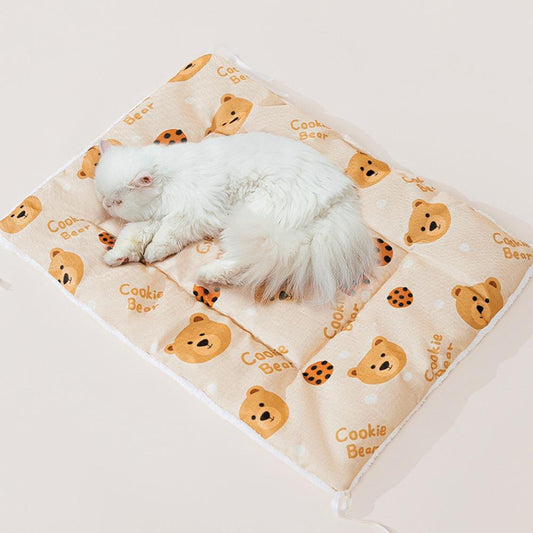 Pet Cat Dog cage mat Blanket winter and summer dual use