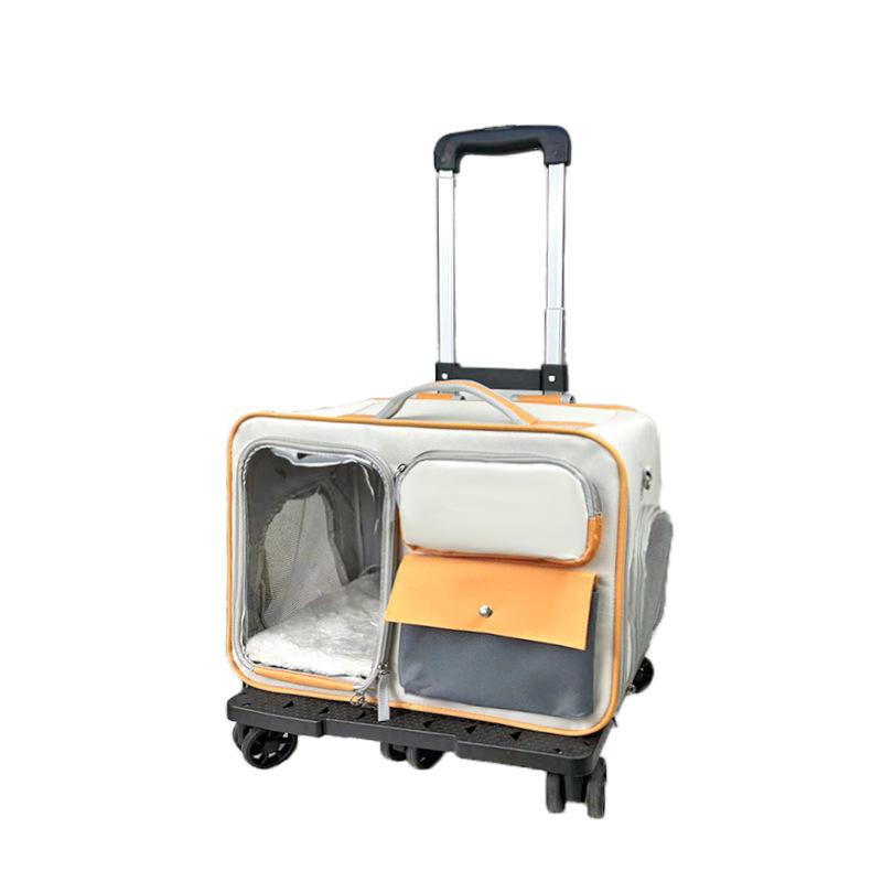 Pet Carrier Wheels Airline Approved Airplane Backpack For Small Dogs Cats Puppy