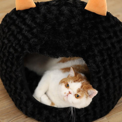 Short Plush Bat Shaped Cave Beds For dogs Cat Warm