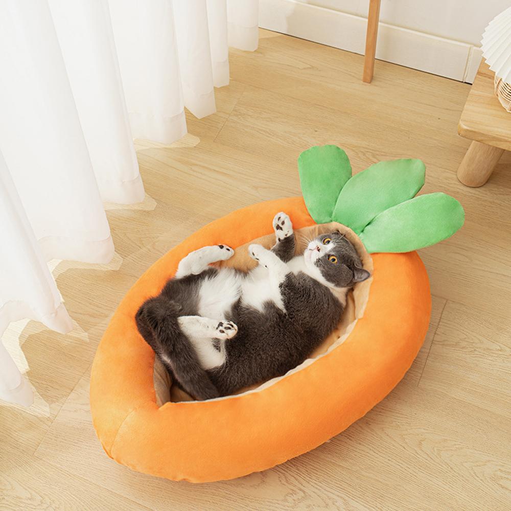 Canine Fun Creations Carrot Nesting Bed for Dog Cat