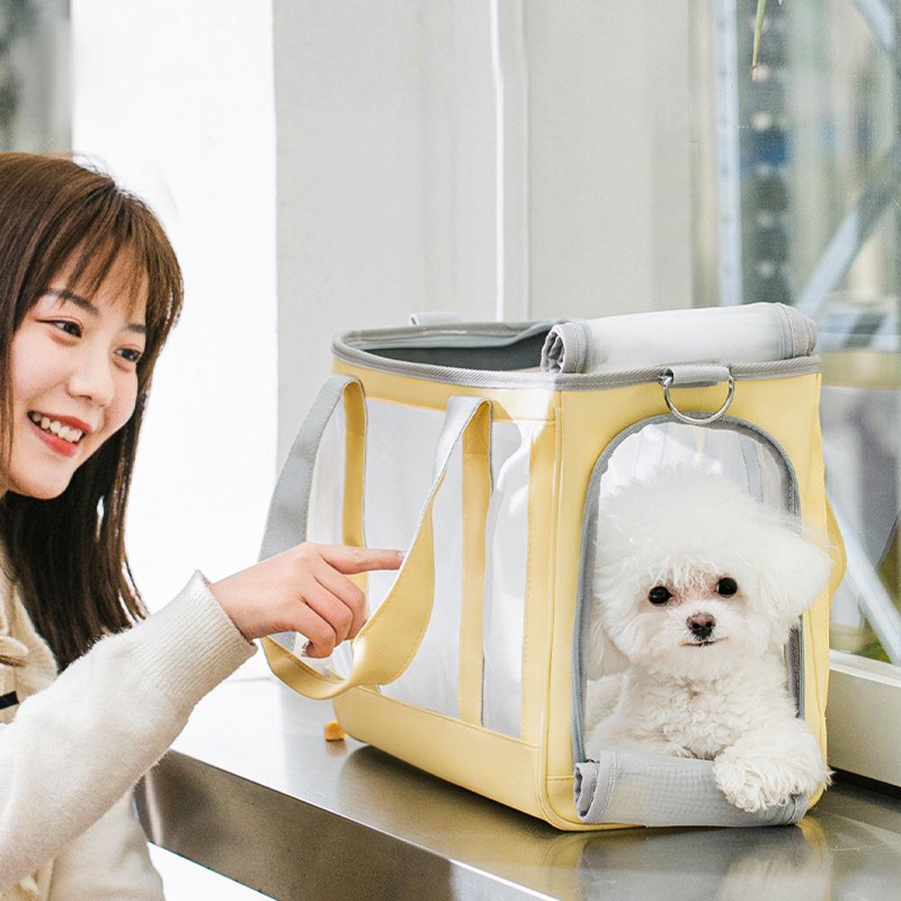 Pet carrier Cat puppy dog portable handbag shouder bag space cabin