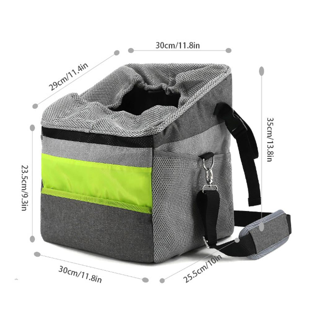 Portable Pet Bike Basket  Lightweight and Convenient for Comfy Dog Rides