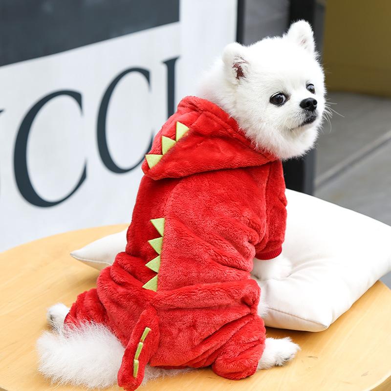 Puppies Dogs Small Pet Costume Dinosaur Party Cosplay Funny Sweaters