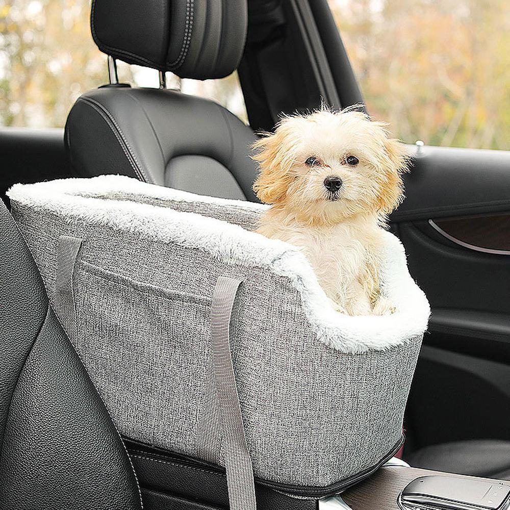 Dog Cat Car Seat with Travel Outing Carrier Bag